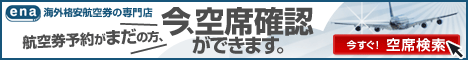 海外格安航空券ena 【イーナドットトラベル】