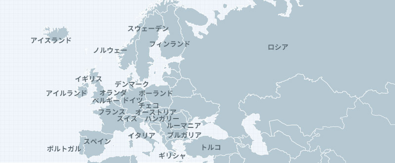 ヨーロッパ地図