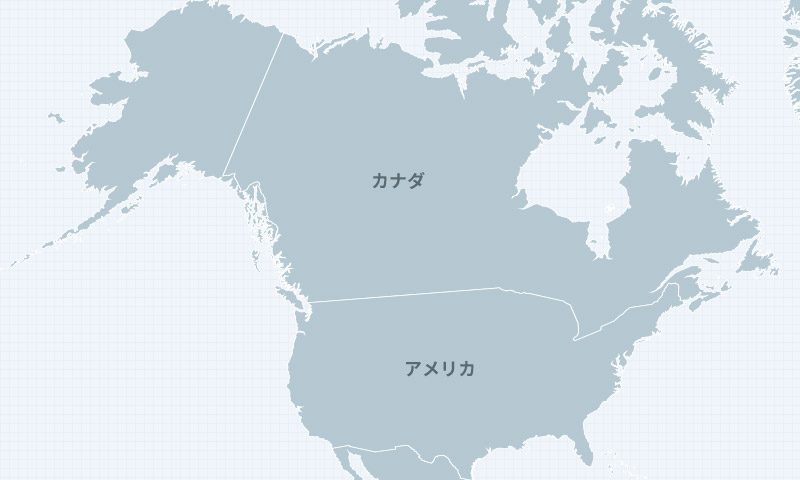 北米地図