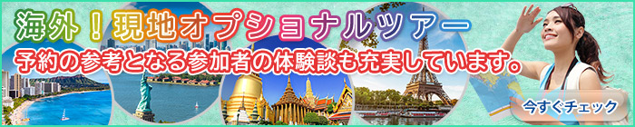 海外！現地オプショナルツアー