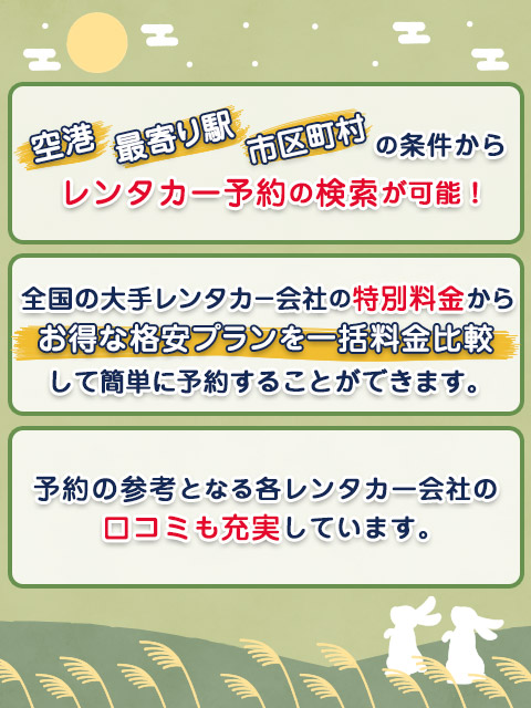 国内レンタカー