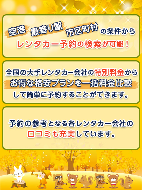 国内レンタカー