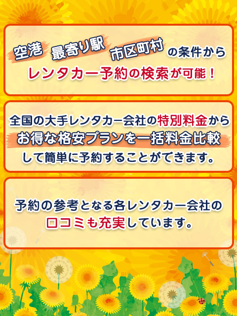 国内レンタカー