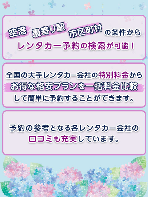 国内レンタカー