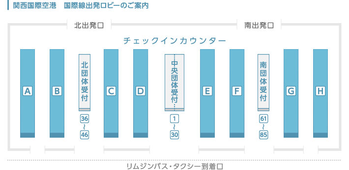 関西国際空港案内図
