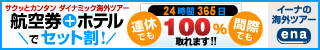 海外格安航空券ena(イーナ)