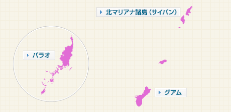 ミクロネシアの地図