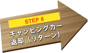 step6 キャンピングカー返却（リターン）